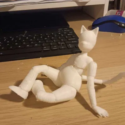 Mô hình búp bê mèo phong cách Anime