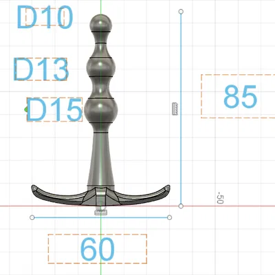 Mô hình đồ chơi cảm giác cá nhân thiết kế 3 kích thước 10-13-15mm