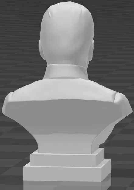 Tượng bán thân Józef Piłsudski - Mô hình 3D chi tiết để in - Image 2