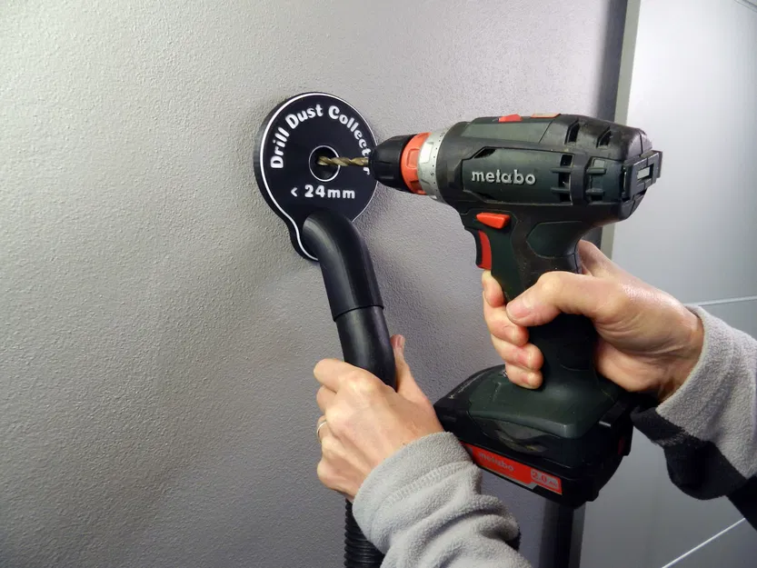 Dụng Cụ Hút Bụi Khoan 3D (3D Printed Drill Dust Collector) - Image 4