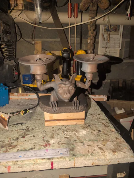 Bản remix 2.0 đèn treo tường Haunted Mansion (rỗng ruột) kèm đế mới - Image 4