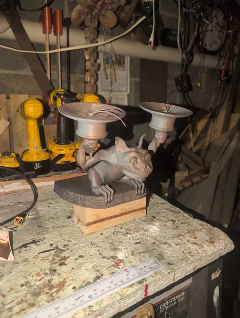 Bản remix 2.0 đèn treo tường Haunted Mansion (rỗng ruột) kèm đế mới - Image 5