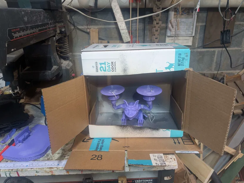 Bản remix 2.0 đèn treo tường Haunted Mansion (rỗng ruột) kèm đế mới - Image 12