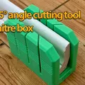 Hộp dẫn hướng cắt gỗ Mitre Box 45 độ cho DIY chuyên nghiệp - Thumbnail 1