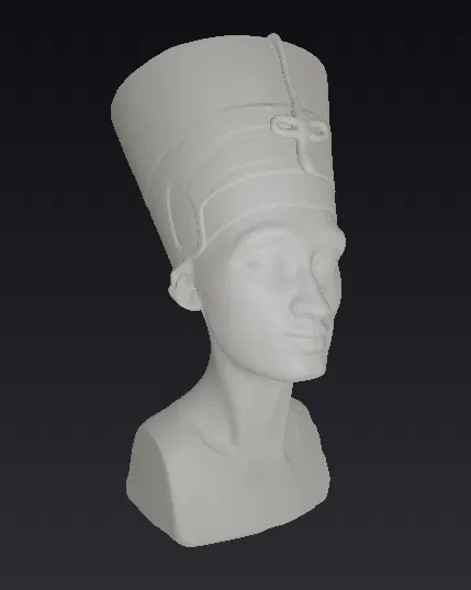 Mô hình 3D tượng bán thân Nữ hoàng Nefertiti trang trí nghệ thuật - Image 2