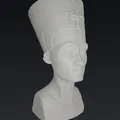 Mô hình 3D tượng bán thân Nữ hoàng Nefertiti trang trí nghệ thuật - Thumbnail 2