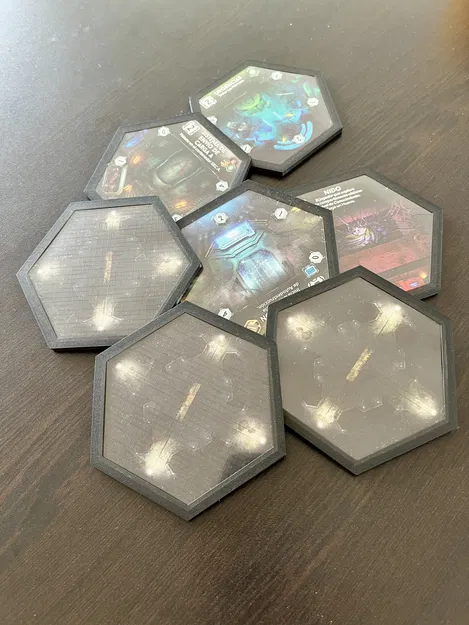 Bộ khung bảo vệ thẻ phòng (Room Tiles) cho game Nemesis và Lockdown - Image 1