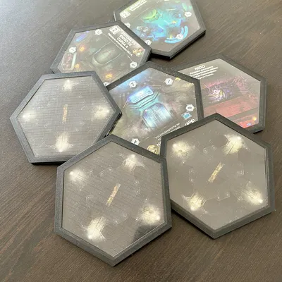 Bộ khung bảo vệ thẻ phòng (Room Tiles) cho game Nemesis và Lockdown