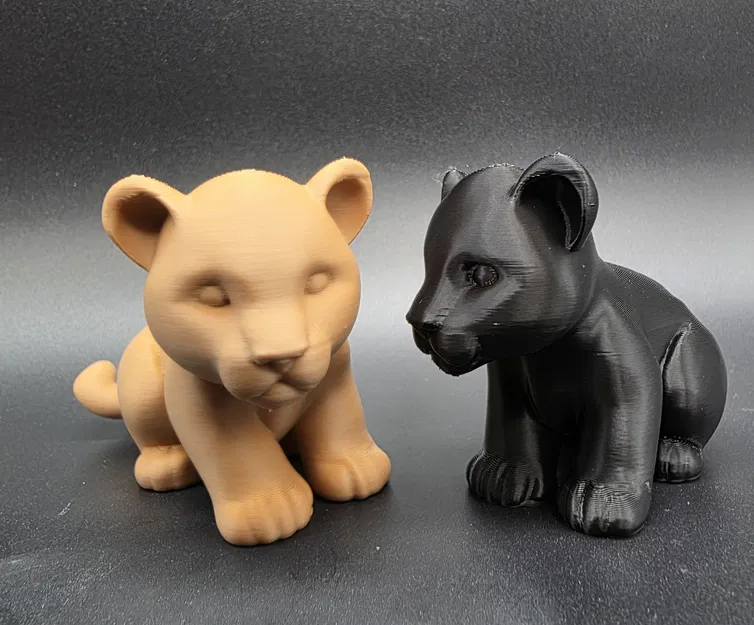 Mô hình 3D chú sư tử con (Lion Cub) cực dễ thương để trang trí - Image 4