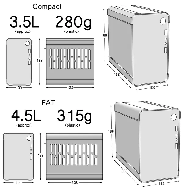 Vỏ máy tính ITX 3.5L siêu nhỏ gọn in 3D: Thiết kế tối ưu, tiết kiệm nhựa - Image 4