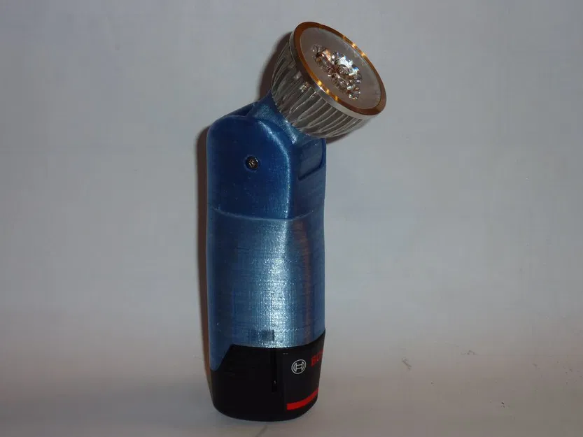 Đèn pin Bosch 12V với phần đầu xoay linh hoạt - Image 1