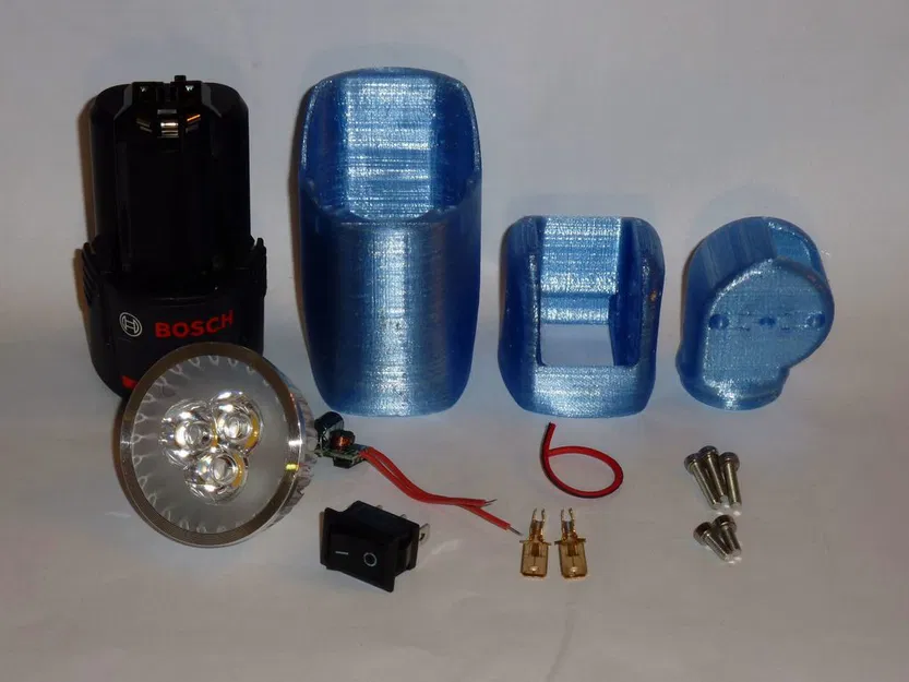 Đèn pin Bosch 12V với phần đầu xoay linh hoạt - Image 9