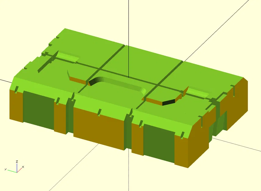 Khuôn mẫu 3D nội thất hộp Sortimo L-Boxx Mini để in khay tùy chỉnh - Image 1