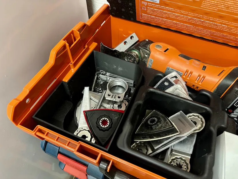 Khay 3D đựng phụ kiện cho hộp đựng máy Fein Multimaster L-Boxx - Image 1