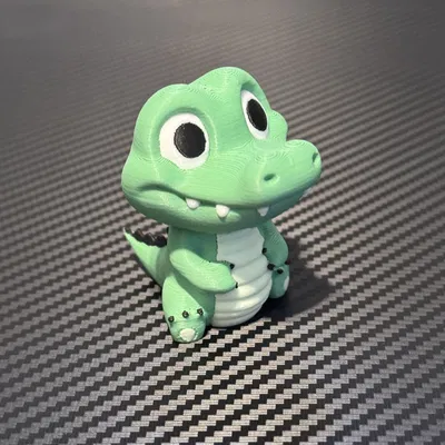 Ralph the overhang Croc - Mô hình benchmark thử thách khả năng in 3D