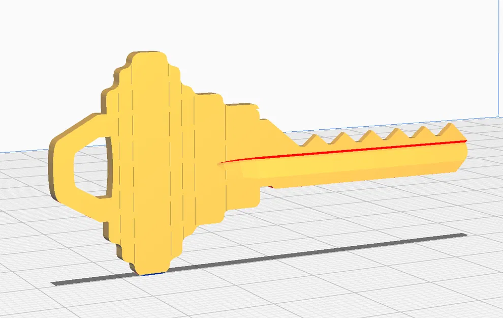 Bump key - Schlage, rãnh khóa C, 6 chốt, răng 999999 - Image 1