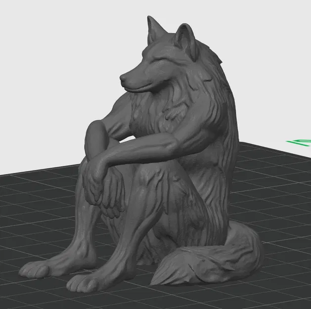 Mô hình 3D Alpha Werewolf Meme - Image 2