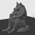 Mô hình 3D Alpha Werewolf Meme - Thumbnail 2