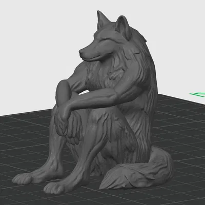 Mô hình 3D Alpha Werewolf Meme