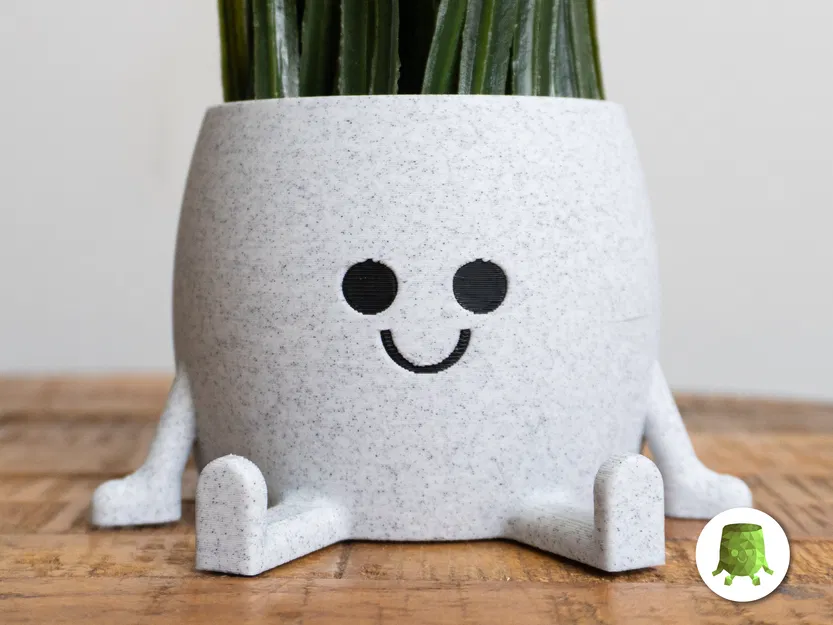 Chậu cây Happy Sitting dễ thương - Image 2