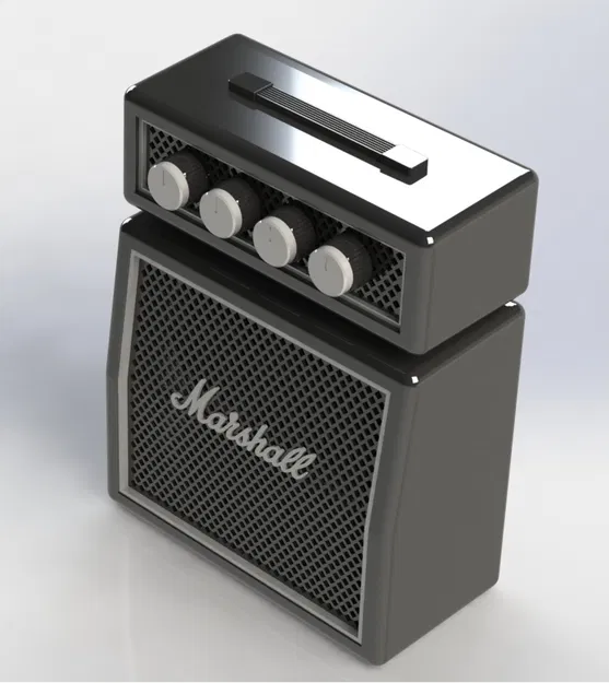 Mô hình vỏ loa Bluetooth Marshall mini - Dự án in 3D độc đáo - Image 1