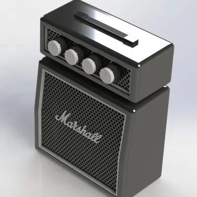 Mô hình vỏ loa Bluetooth Marshall mini - Dự án in 3D độc đáo