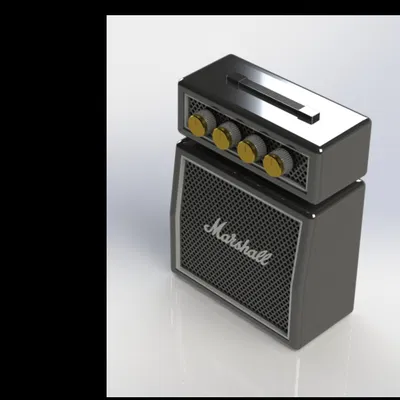 Mô hình vỏ loa Bluetooth Marshall mini - Dự án in 3D độc đáo