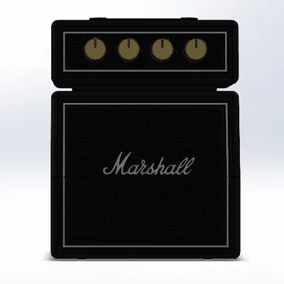 Mô hình vỏ loa Bluetooth Marshall mini - Dự án in 3D độc đáo