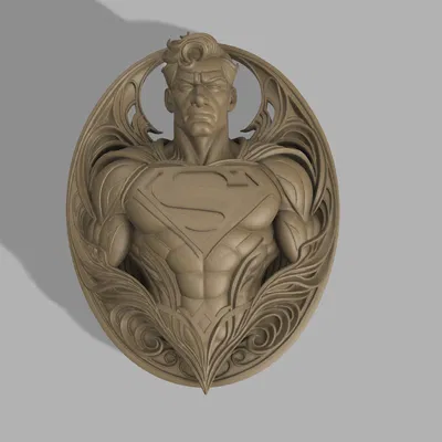 Phù điêu treo tường Superman đầy uy phong