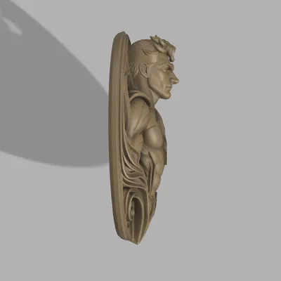 Phù điêu treo tường Superman đầy uy phong