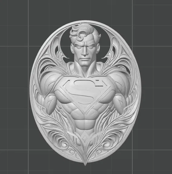 Phù điêu treo tường Superman đầy uy phong - Image 6