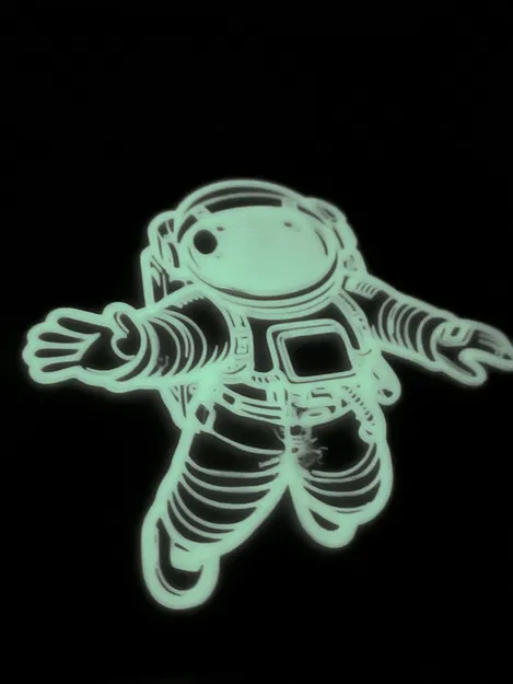 Tranh treo tường Phi hành gia - Phát sáng trong bóng tối - Image 2