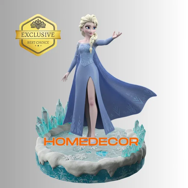 Mô hình Elsa từ Frozen kèm đế - Image 1