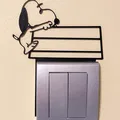 Mô hình trang trí công tắc/ổ cắm hình Snoopy – File in 3D 12 - Thumbnail 2
