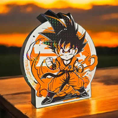 Goku Chibi – Mô hình 3D kèm đế tròn phong cách Kame