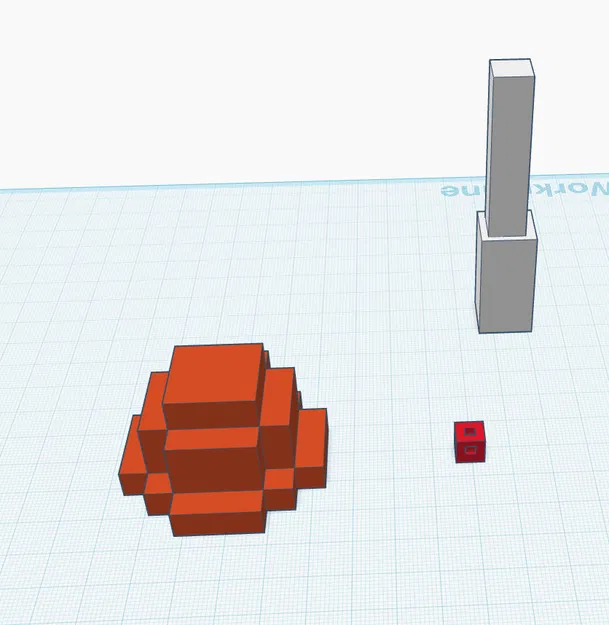 Mô hình nấm 3D phong cách voxel độc đáo cho người yêu game - Image 1