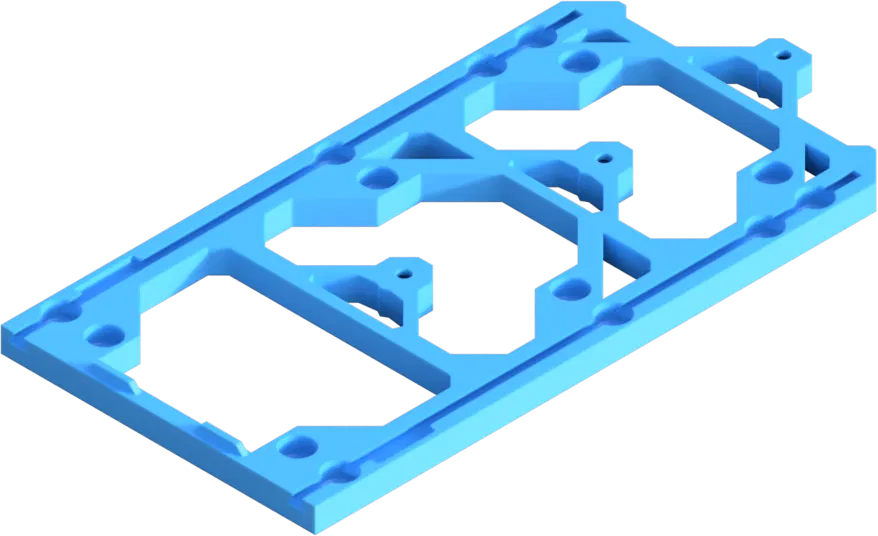 GEN2 RAILS - 165 (MINI) - Thanh trượt ngăn kéo mô-đun - Image 1