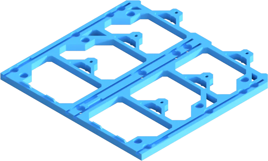 GEN2 RAILS - 165 (MINI) - Thanh trượt ngăn kéo mô-đun - Image 2