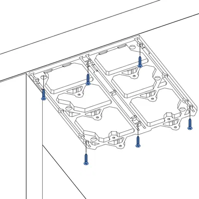 GEN2 RAILS - 165 (MINI) - Thanh trượt ngăn kéo mô-đun