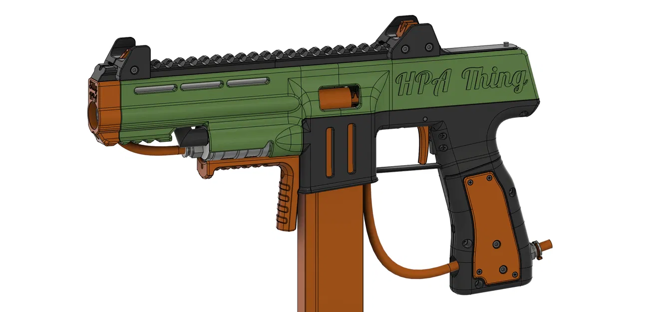 Bộ ngắm cơ khí Picatinny cho Worker Seagull (Printable Iron Sights) - Image 2