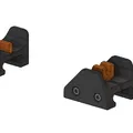 Bộ ngắm cơ khí Picatinny cho Worker Seagull (Printable Iron Sights) - Thumbnail 5