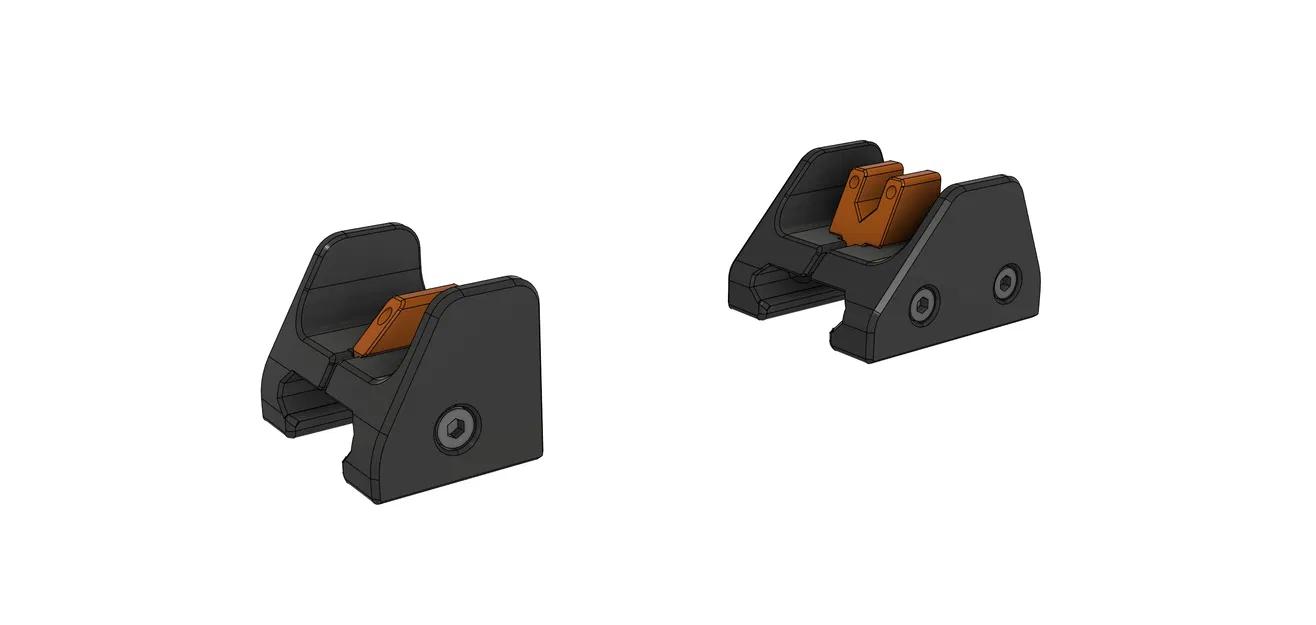 Bộ ngắm cơ khí Picatinny cho Worker Seagull (Printable Iron Sights) - Image 6
