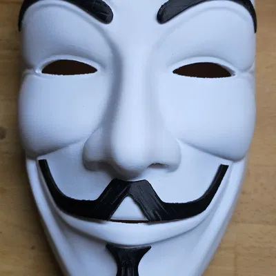 Mô hình mặt nạ Anonymous (V for Vendetta) in 3D độc đáo