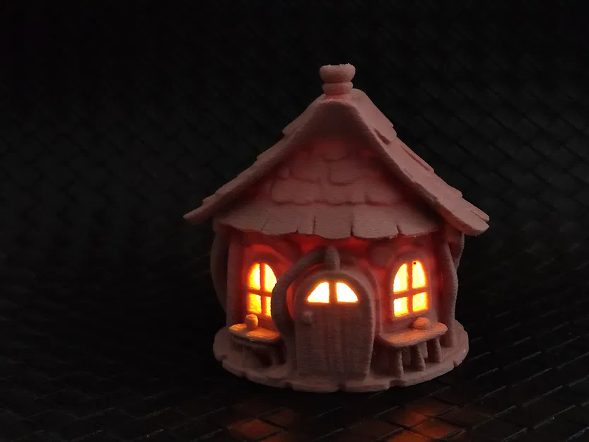 Ngôi nhà cổ tích - Vỏ bọc đèn LED tealight (Bộ 2 mẫu) - Image 4