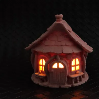 Ngôi nhà cổ tích - Vỏ bọc đèn LED tealight (Bộ 2 mẫu)