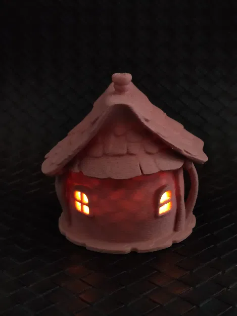 Ngôi nhà cổ tích - Vỏ bọc đèn LED tealight (Bộ 2 mẫu) - Image 9