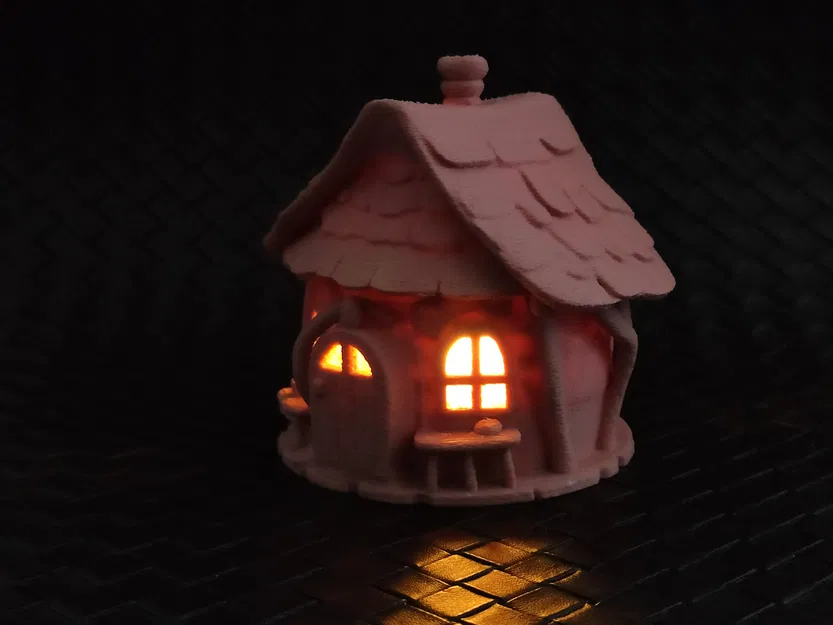 Ngôi nhà cổ tích - Vỏ bọc đèn LED tealight (Bộ 2 mẫu) - Image 11