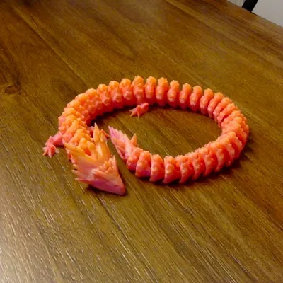 Mô hình 3D Rồng băng Ice Dragon linh hoạt - Fidget toy giải trí