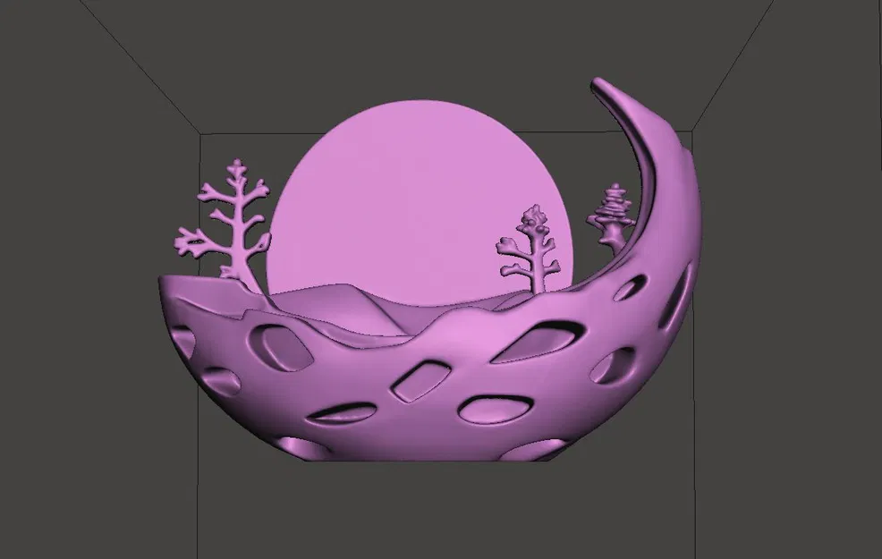 Sunset Hill - Đế nến trà LED hình đồi hoàng hôn - Image 3