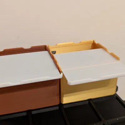 Gridfinity Bins có nắp (bản remix tham số) - sửa lỗi script